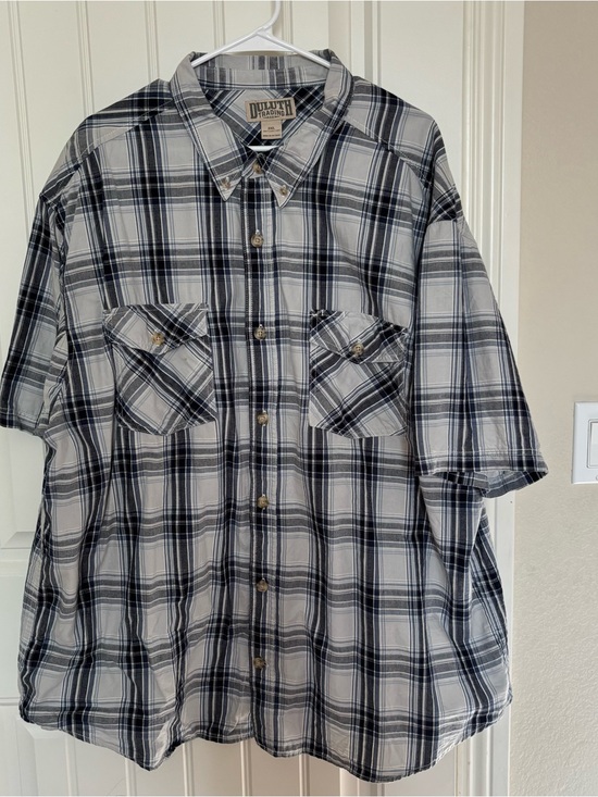 Duluth Trading Co Other - Duluth Trading Co Black & White Plaid Short Sleeve Button-Down Shirt